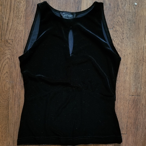 Vintage Garage keyhole velvet top - Picture 1 of 2